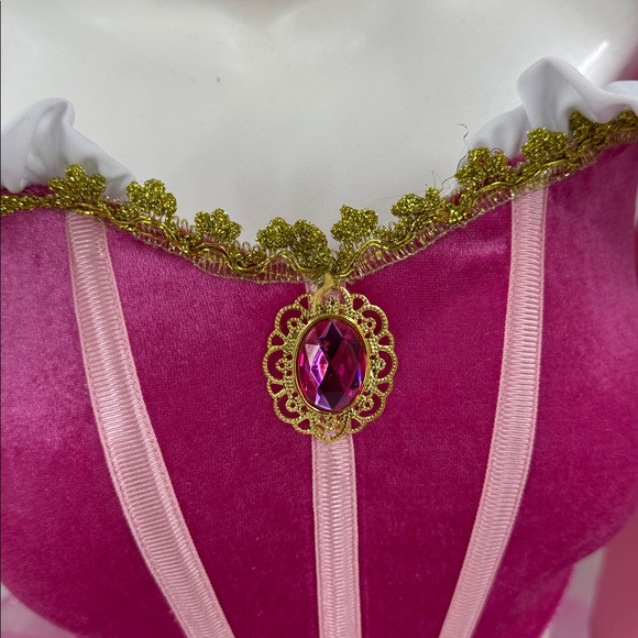 Pink Princess Costume with Gold Crown - Picture 9 of 11